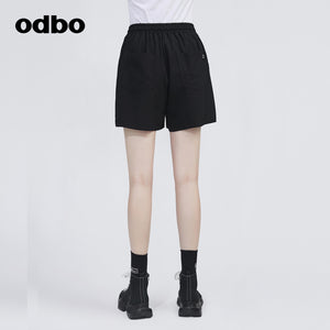 Odbo/歐迪比歐專櫃同款設計師品牌休閒短褲女