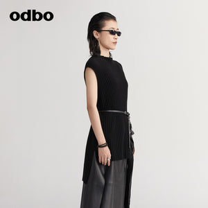 【商場同款】odbo/歐迪比歐設計感外穿毛衣女秋冬2022新款針織衫