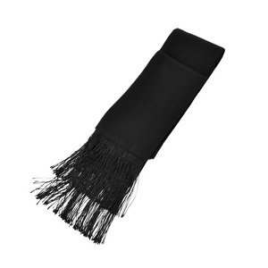 【商場同款】odbo/歐迪比歐專櫃同款設計師品牌黑色圍巾