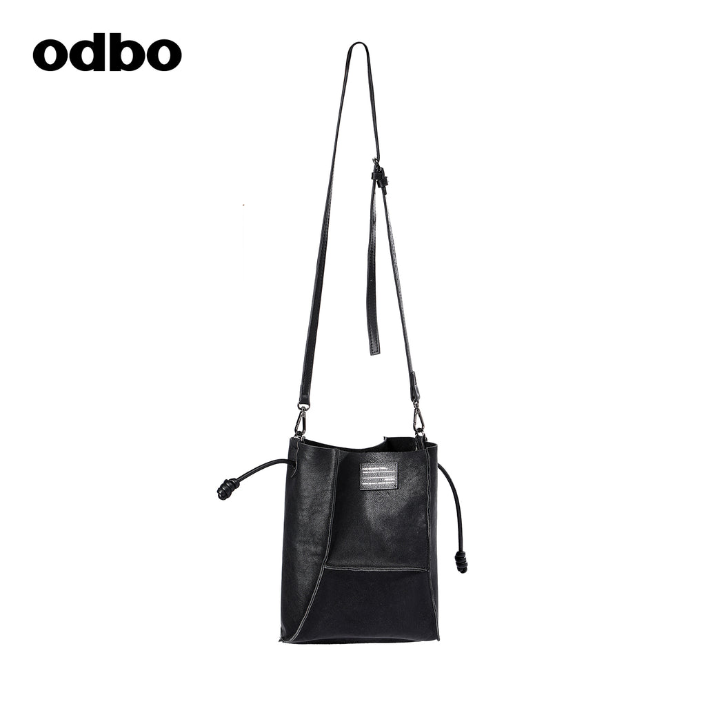 【商場同款】odbo/歐迪比歐小眾設計真皮托特包女牛皮單肩手提包