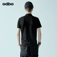 Odbo/歐迪比歐專櫃同款設計師品牌2022春男休閒Polo杉