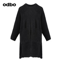 【商場同款】odbo/歐迪比歐時尚外穿毛衣女冬季2022年新款針織衫