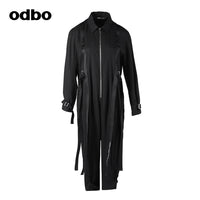 【商場同款】odbo/歐迪比歐設計師品牌長袖連體褲長褲工裝風女
