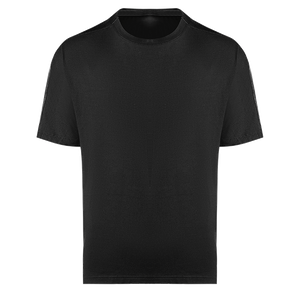 Odbo 休閒氣質圓領短袖黑色T恤男夏季2022年新款寬鬆舒適吸汗上衣