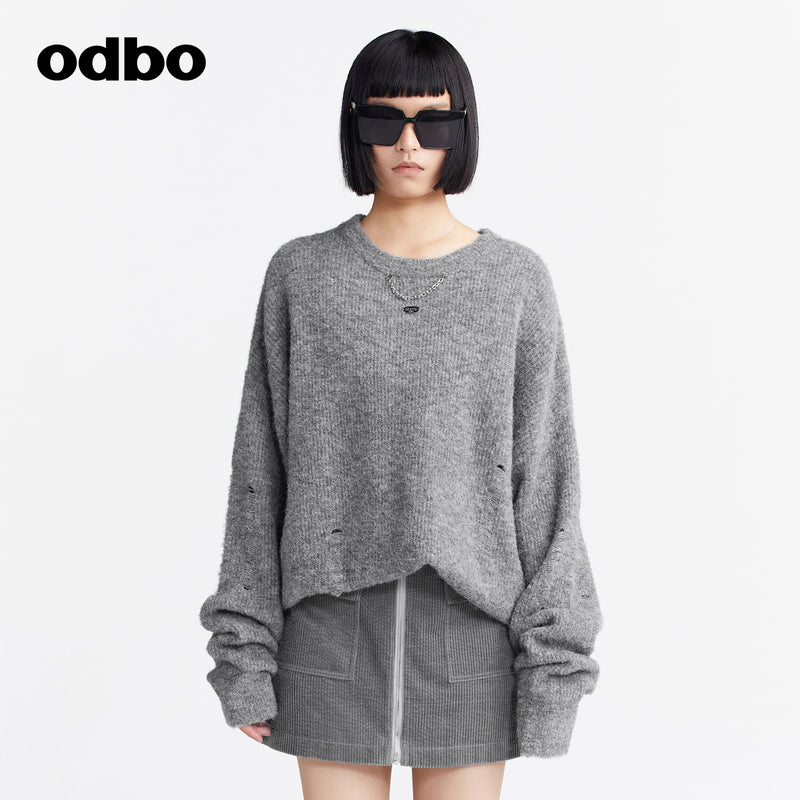 【商場同款】heardbyodbo設計感小眾毛衣女冬季2022年新款打底衫