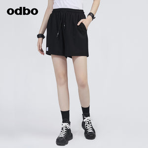 Odbo/歐迪比歐專櫃同款設計師品牌休閒短褲女