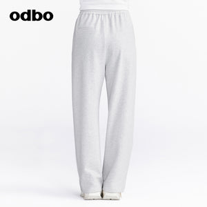 Odbo/歐迪比歐heard by odbo原創品牌休閒闊腿褲長褲女士褲子