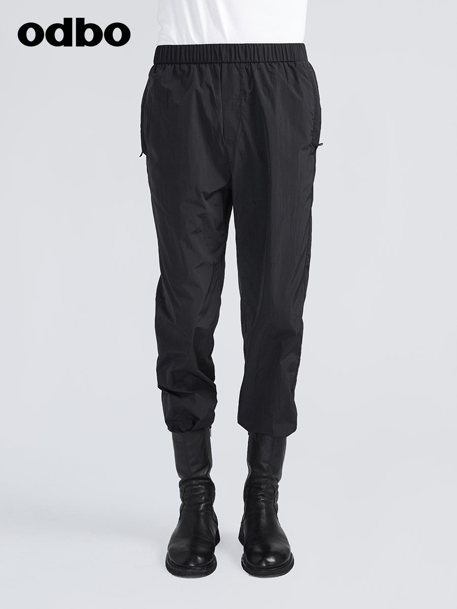 Odbo/歐迪比歐專櫃同款設計師品牌男士休閒褲長褲