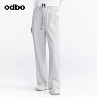 Odbo/歐迪比歐heard by odbo原創品牌休閒闊腿褲長褲女士褲子