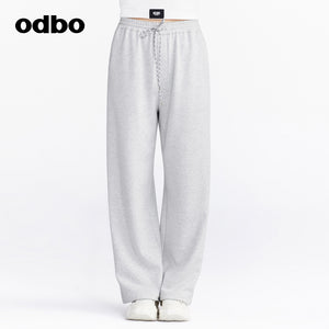 Odbo/歐迪比歐heard by odbo原創品牌休閒闊腿褲長褲女士褲子