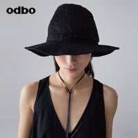 【商場同款】odbo/歐迪比歐漁夫帽遮陽帽太陽帽女防紫外線帽子