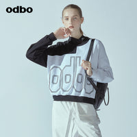 Odbo/歐迪比歐專櫃同款設計師品牌2020春女套頭衛衣