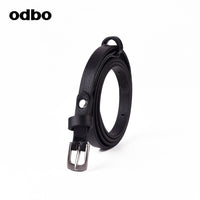 【商場同款】odbo/歐迪比歐真皮腰帶女個性可拆卸掛扣小包皮帶