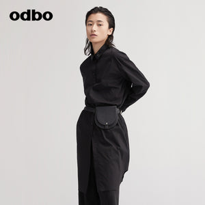 【商場同款】odbo/歐迪比歐專櫃同款設計師品牌原創設計感襯衫女