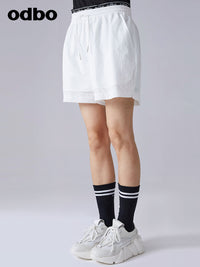 odbo2022新款舒適透氣白色休閒褲