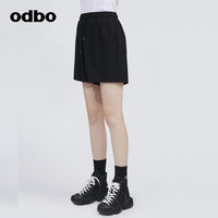 Odbo/歐迪比歐專櫃同款設計師品牌休閒短褲女