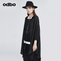 Odbo/歐迪比歐專櫃同款設計師品牌襯衫上衣女